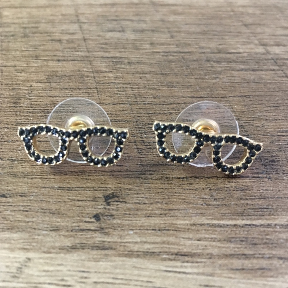 Kate Spade goreski glasses earrings, brand new